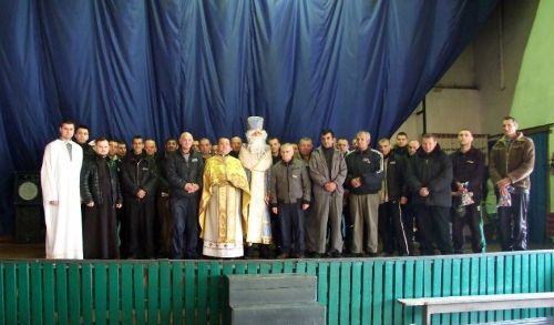 В’язнів Львівської виправної колонії №48 відвідав святий Миколай.(ФОТО) В’язнів Львівської виправної колонії №48 відвідав святий Миколай.(ФОТО)